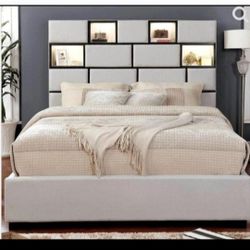 King Bed Frame With Mattress 