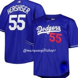 Men's Hershiser Dodgers Jerseys 