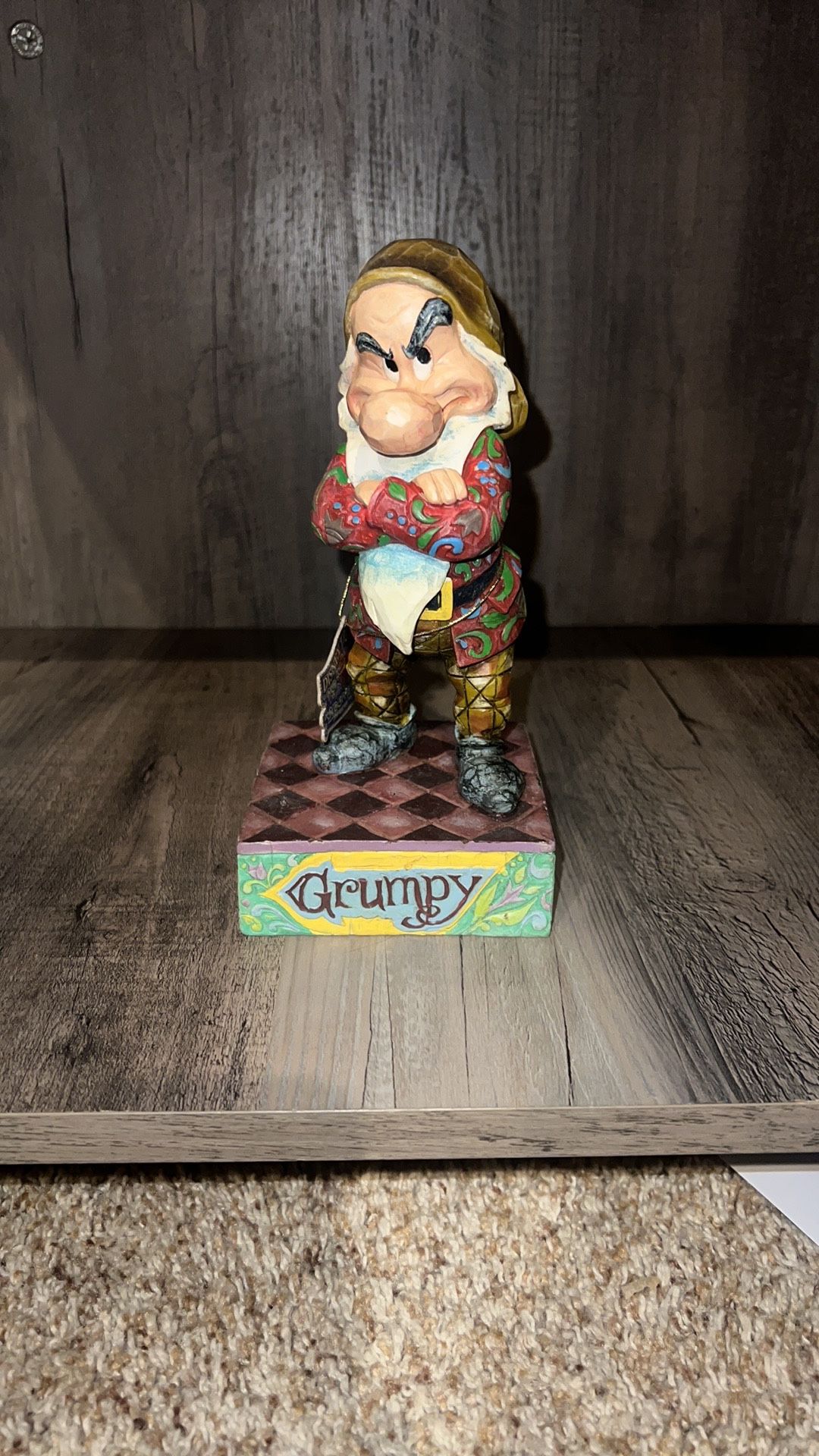 Walt Disney Showcase Collection Grumpy It's All About The Attitude. Box has damage see pics