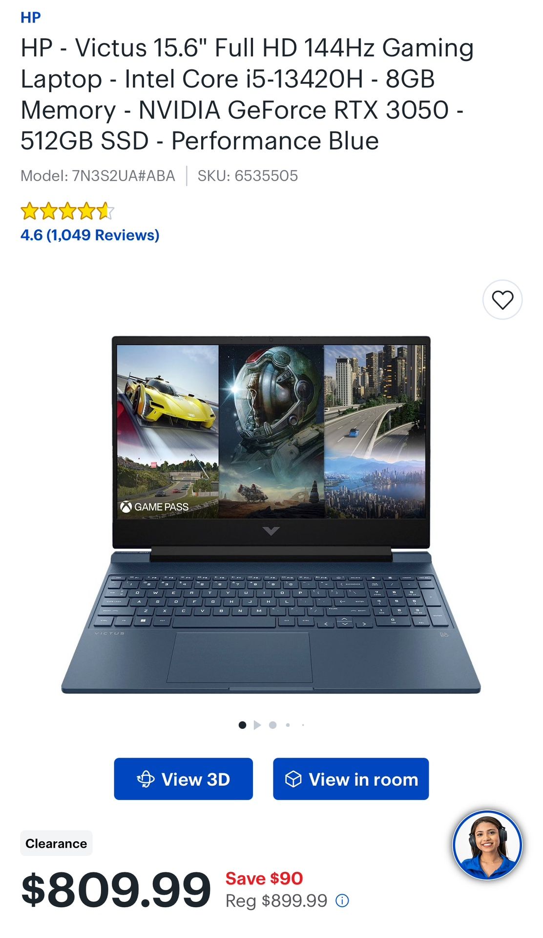 Gaming Laptop Hp-Victus