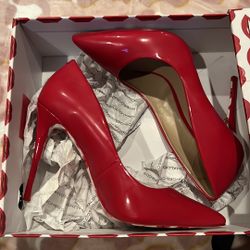 ALDO STESSY Red Pointed Toe Heels