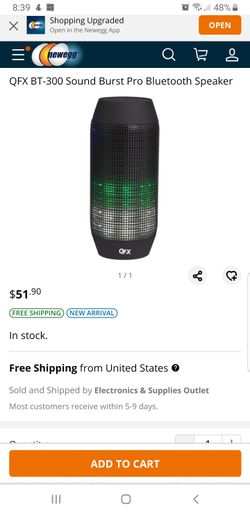 QFX bluetooth speaker
