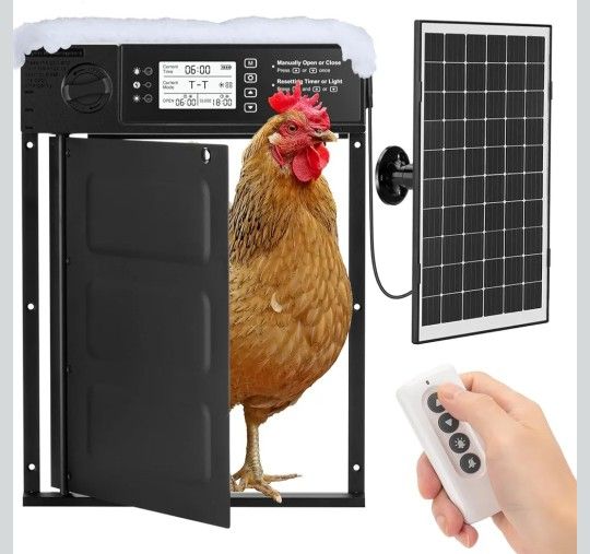 Automatic Solar Chicken Coop Door $30