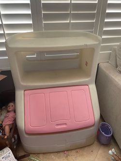 Pink Step 2 Toy Box