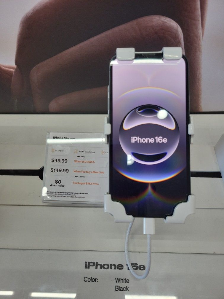 iPhone 16e $49.99 when you switch to Boost Mobile