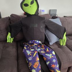 Halloween 🎃 Costume Alien 👽 One Size Kids