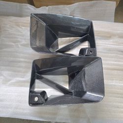 FOR 23-25 BMW G87 M2 MP Style Front Bumper Air Duct Inlet air Vent real dry carbon 