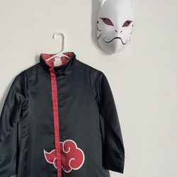 akastuki cloak and anbu black ops mask from anime naruto