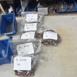 1/2 Copper Elbows Misc Items 