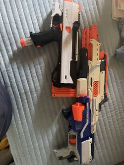 3 Nerf Guns