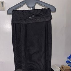 Black Sheer Mesh Mini Skirt Brand: Unknown Size: Not Specified Condition: Gently Used