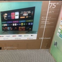 75 Tv Free Delivery $55 Down On Financing Six Month Warranty 75 Lg Smart 4k HDTV 