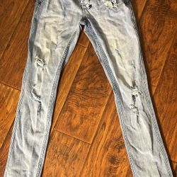 Size 31W-Ksubi Jeans Light Blue Denim