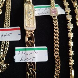 Bracelet Gold Laminated 14k