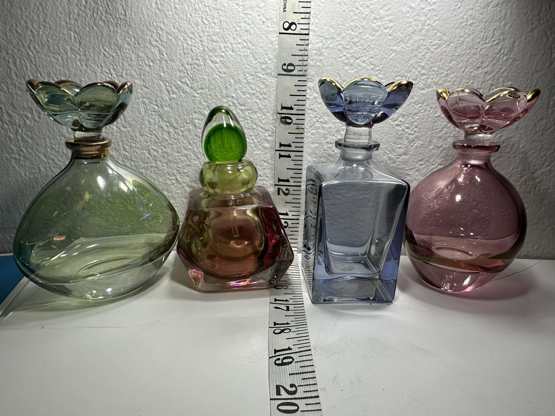 Lot Of Four Vintage Perfume  Bottles