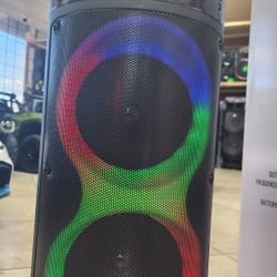 Hifi Led Bluetooth Rechargable Speaker With Wireless Mic And Remote Control 