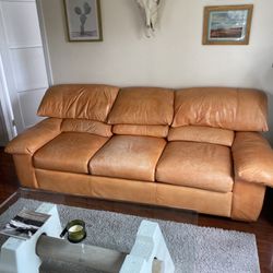 Leather Couch (free)