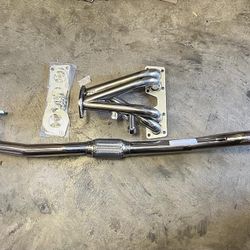 LA Zona Auto Parts 2000 to 2006 Nissan Sentra 1.8 Stainless Steel Exhaust Manifold Header Cabezas 