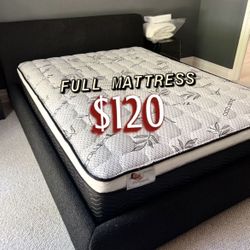 New Full Mattress Only $120