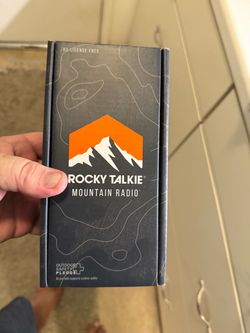 3 brand new Rocky talkie mountain radio
