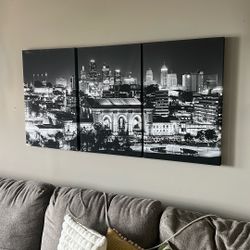 Kansas City Union Station Canvas Wall Art 3 Piece
