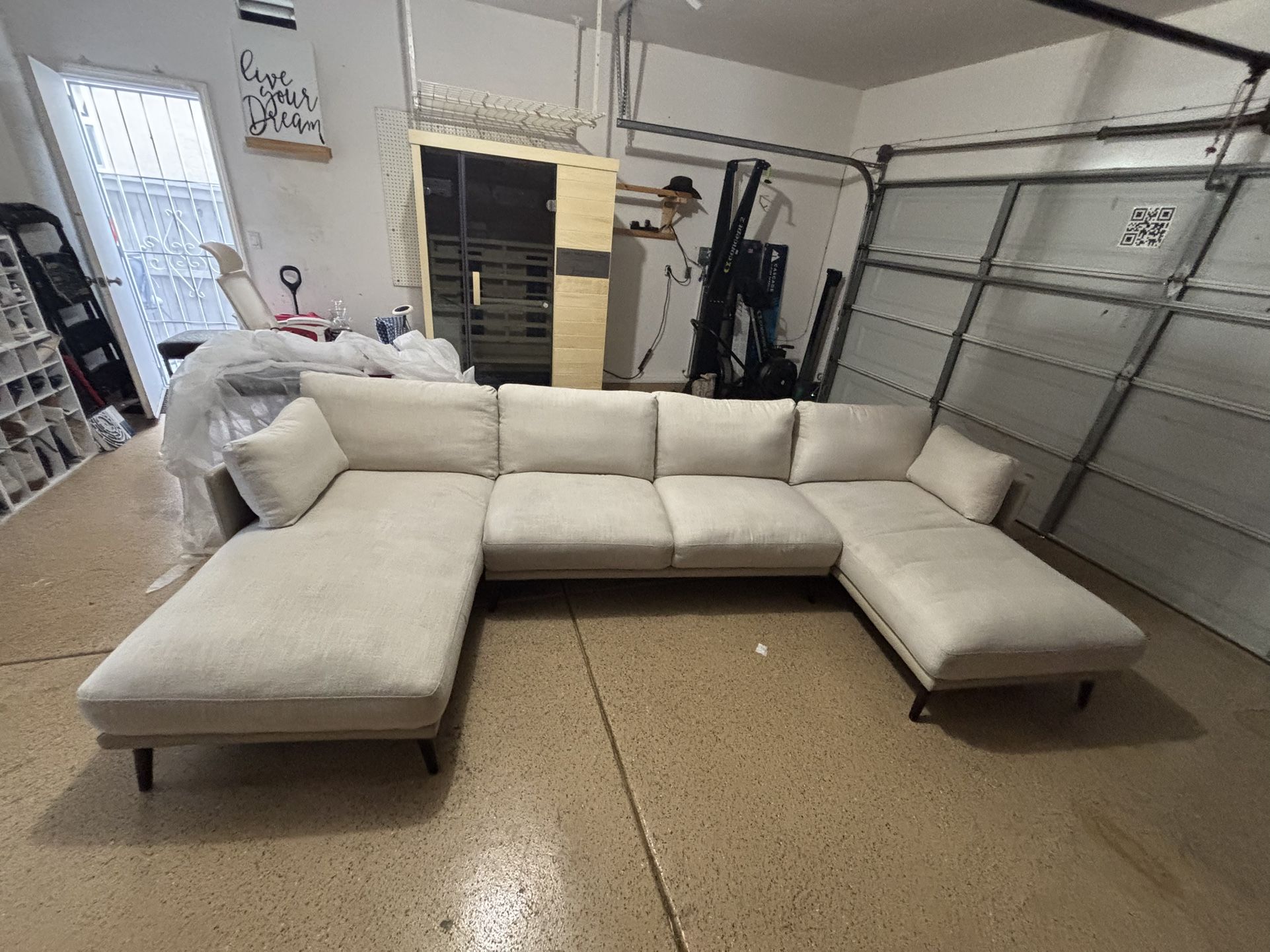 Beige Sectional