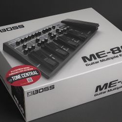 Boss Multiple Effects Guitar Pedal With Looper Multicolored ME-80