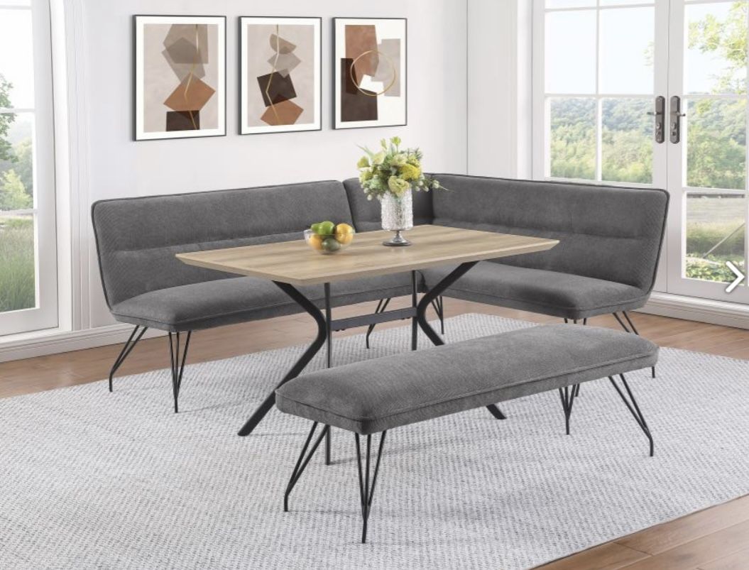 Banquette Dining Set/ 53” Dining Table