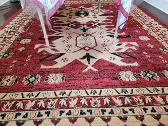 Unique Loom Heriz Collection Red 8x10 Area Rug