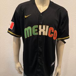 Mexico Baseball  Black  Jersey