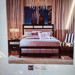 King Bedframe Beautiful Black Grey DISCOUNTED PRICE 