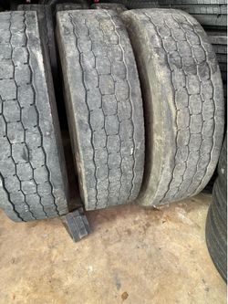 295/75/22.5. Falken $70  pick up $90 installed each