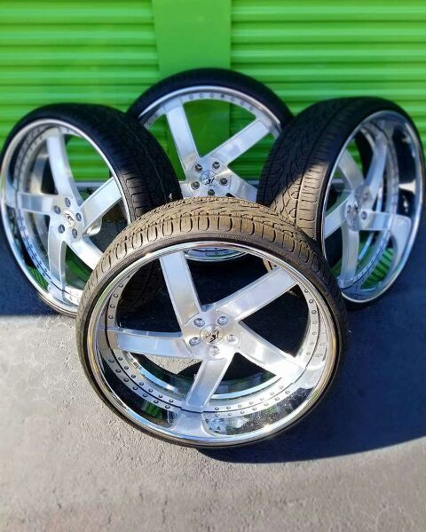 26 inch Amani Forged Rims & tires