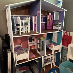 American Girl OG Full Size Doll House 6ftx 4ft