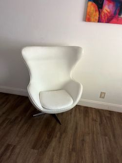SEND OFFER White decor chair