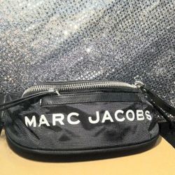 MJ BLACK VINYL WAIST BAG NEW UNUSED 