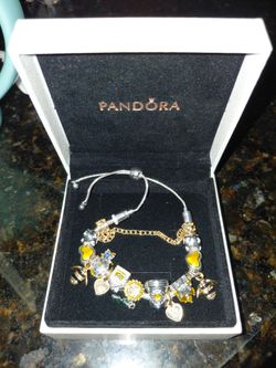 Pandora Charm Bracelet with Multiple Charms