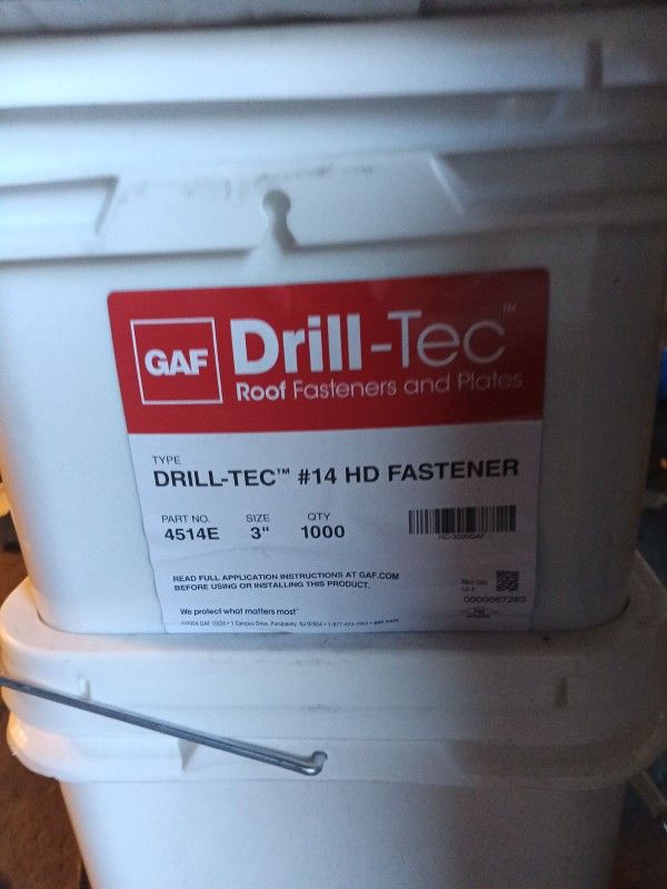 GAF 3in #14 1000 Count Roof Screws