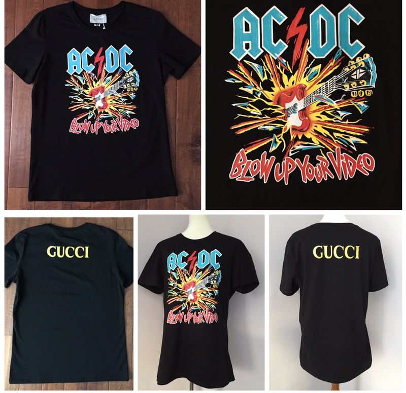 Men's GUCCI ACDC blow up your video Tshirt for Sale Philadelphia, PA -