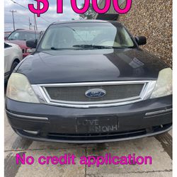 2007 Ford 500 No Credit Application No License 
