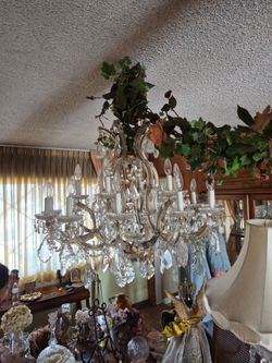 Big crystal chandelier