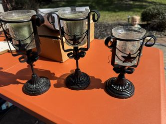 3 Candle Holders