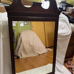 Antique John M Smyth Mahogany Hanging Mirror $75 OBO