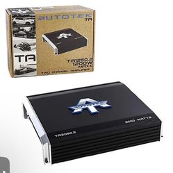 Amplifier TA2050.2 TA Series 2 Channel Car Audio Amplifier (Black) – Class A/B Amp, 2000 W
