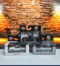 M2 Machines 87 Buick Regal  white And  87 Buick Regal Grey and blue $45 for all