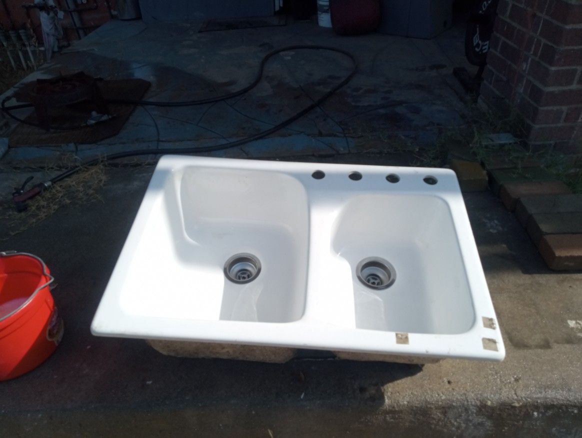 Drop In Under Mound Dubble Bowl Kitchen Sink