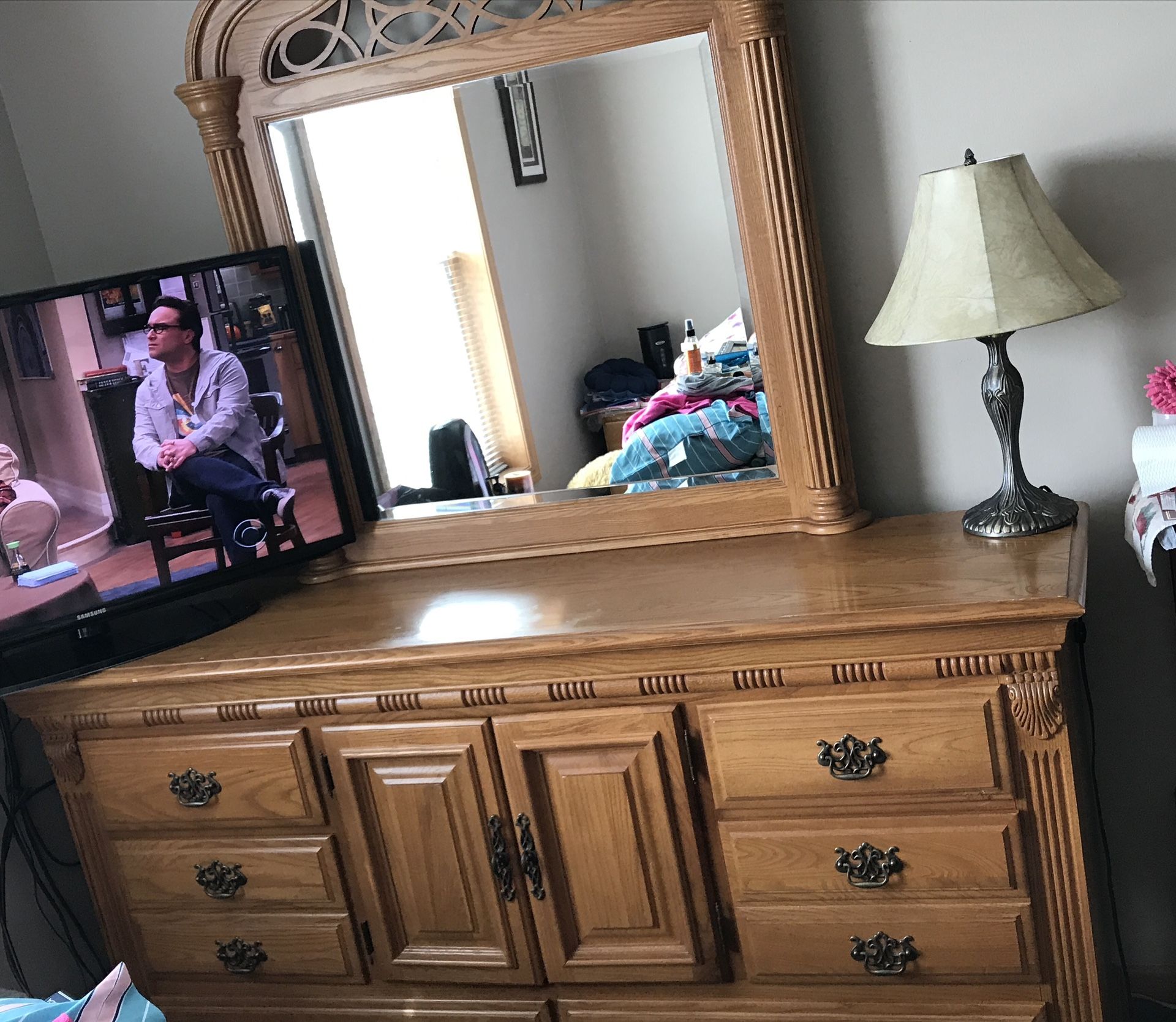 Oak King bedroom Set