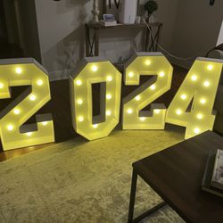 2ft Marquee Numbers With Lights 