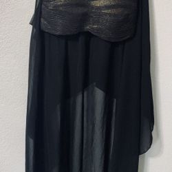 Gold And Black Dress