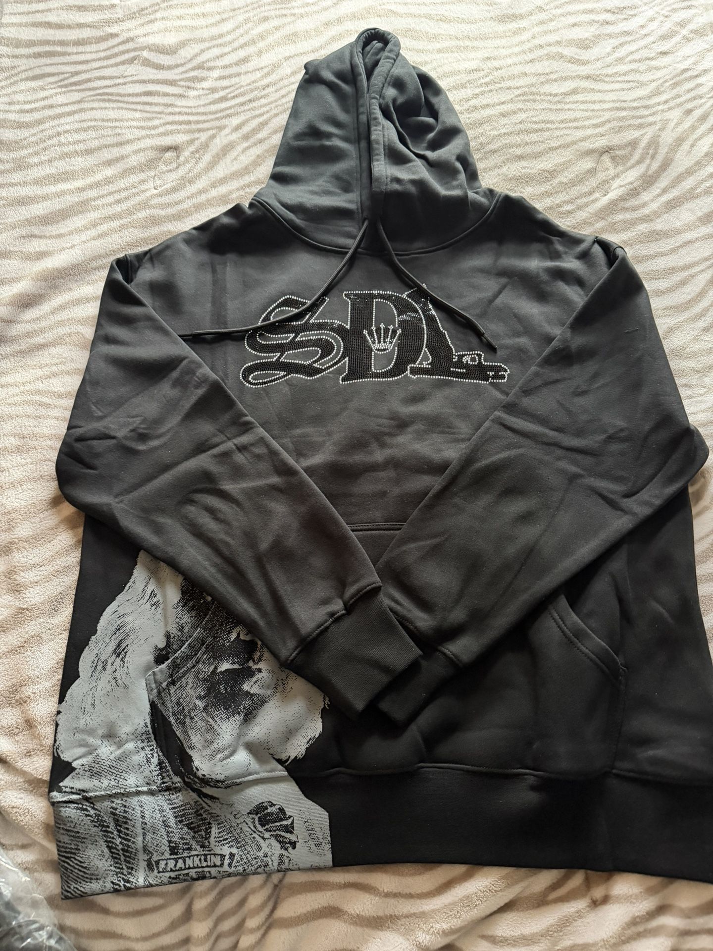 Sdl Hoodie Black And White